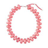 Bailey Chunky Beaded Necklace- Light Pink