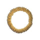 Large Gold Daisy Bead Bracelet