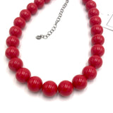 Very Cherry Red Marco Necklace