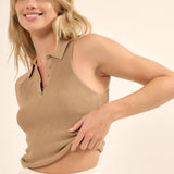 Kori Collared Knit Tank