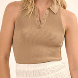 Kori Collared Knit Tank